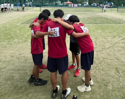 円陣（新人戦）