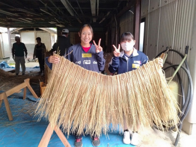 稲わら作業完成