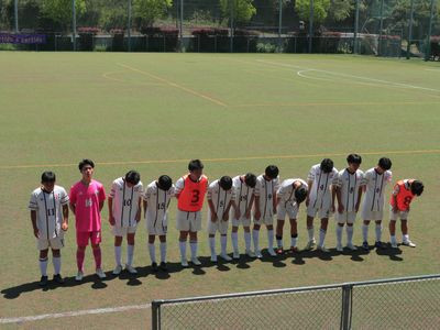 総体試合後保護者へ挨拶